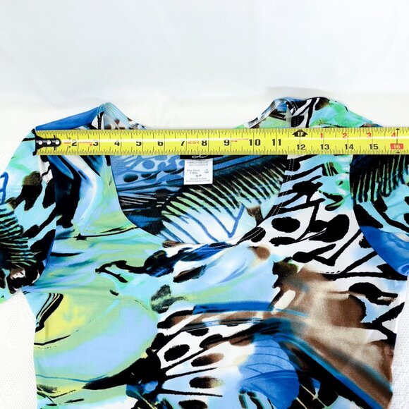 Women's Whimsical Libra Dress Unique Abstract Butterfly Tiered Ruffled Dress - Picture 11 of 13